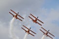 Aerobatic display by the Breitling Wingwalkers Royalty Free Stock Photo