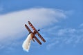 Aerobatic display by the Breitling Wingwalkers Royalty Free Stock Photo