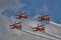 Aerobatic display by the Breitling Wingwalkers Royalty Free Stock Photo