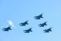 Aerobatic display team Russian Knights