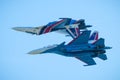 Aerobatic display team Russian Knights