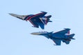 Aerobatic display team Russian Knights