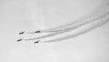 Aerobatic flying display by Black Eagles from the Republic of Korean Air Force (ROKAF) at Singapore Airshow