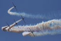 Aerobatic jet planes Royalty Free Stock Photo