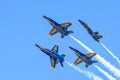 Blue Angels Aerobatic Jets Performance at 2015 Fort Worth Alliance Airshow