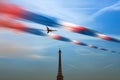 Aerobatic Jets Formation in Sky