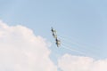 Aerobatic maneuver performed by a group of four aircrafts