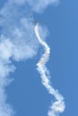 Aerobatic plane on display , Jurgis Kairys aerobatic pilot flying on blue sky