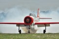 Aerobatic plane Yak-52 Royalty Free Stock Photo