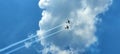 Aerobatic planes Royalty Free Stock Photo