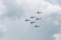 Aerobatic team Berkut on Mil Mi-28 Havoc attack helicopters, a demonstration flight. 15th of May 2021 Kubinka, Moscow