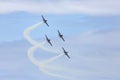 Aerobatics display team Royalty Free Stock Photo