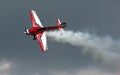 Aerobatics With Smoke Royalty Free Stock Photo