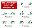 Aerobic icons. 14 day workout