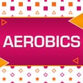 Aerobics Pink Orange Basic Shapes Triangles