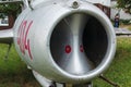 Mig-17F Fresco on the territory of the Aeroclub in Nitra Royalty Free Stock Photo