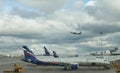 Aeroflot company at the airport Sheremetyevo, MOSCOW, RUSSIA.