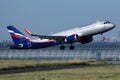 Aeroflot departure to destiantion