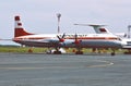 AEROFLOT  ILYUSHIN IL-18D CCCP-75466 CN 187010403 . Royalty Free Stock Photo