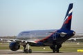 Aeroflot plane taxiing on Munich Airport, MUC