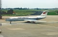Aeroflot TU-134A after another flight from Moscow in 1982