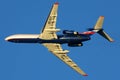 Aeroflot Tupolev Tu-154M taking off at Sheremetyevo international airport.