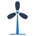 Aerogenerator, whirligig Vector Icon can be easily modified or edit