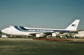 Aerolineas Argentinas Boeing B-747 after a flight from Los Angeles International Airport , California on February 29 , 1999 .