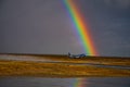 Aerolineas Argentinas taking off from Trelew Airport