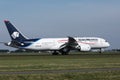 Aeromexico taxiing in Amsterdam Schiphol Airport, AMS