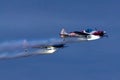 Aeronautic Display at Sunderland Airshow Royalty Free Stock Photo