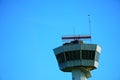 AERONAUTICAL RADIO`s high sky tower at aitport location