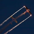Aeronautics at Night Royalty Free Stock Photo