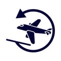 Aeroplan, airplane, down, downstream, airline, world, airplane icon