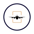 Aeroplan, airplane, down, downstream, airline, world, airplane icon