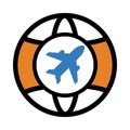 Aeroplan, airplane, down, downstream, airline, world, airplane icon