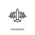 Aeroplane icon from collection.