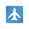 aeroplane mode icon. Vector illustration decorative design Royalty Free Stock Photo