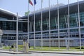 Wideangle view Francisco SÃÂ¡ Carneiro Porto airport Royalty Free Stock Photo