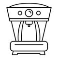 Aeropress coffee machine icon, outline style