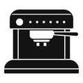 Aeropress coffee machine icon, simple style