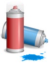 Aerosol paint spray.