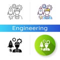 Aerospace engineer icon Royalty Free Stock Photo