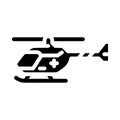 aerospace medicine aeronautical engineer glyph icon vector illustration