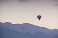 Aerostatic balloon festival over the city of Segovia, Castilla y LeÃÂ³n. Spain