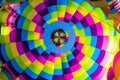 Aerostatic rainbow spiral