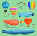 Aerostats air balloon transport sky hot fly adventure journey and old style balloon air travel transportation flight