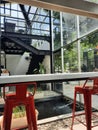 Aesthetic caffe in bogor with monochrome theme