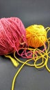 Aesthetic colorful yarn
