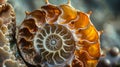 Aesthetic display of the Fibonacci sequence in nature Royalty Free Stock Photo